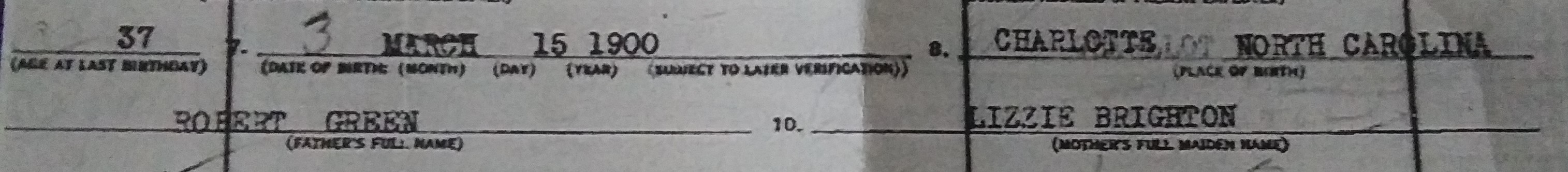 Steave Green's parents